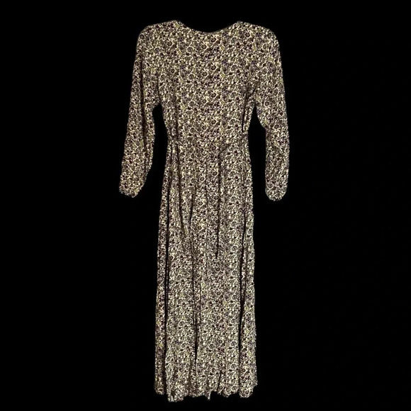 Bolero Prairie Dress Cottagecore Boho Medallion Decals On Belt Gathered Skirt - Picture 2 of 6